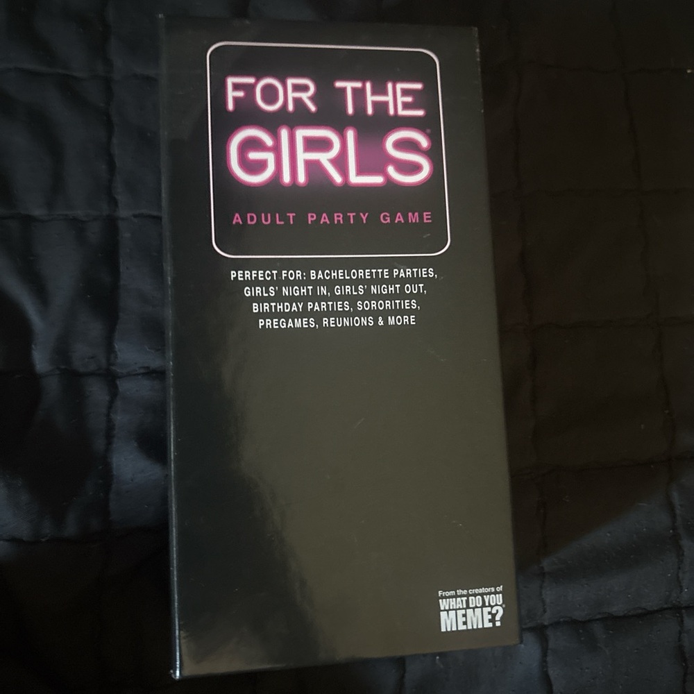 Target For The Girls Adult Party Game - Black and Pink
